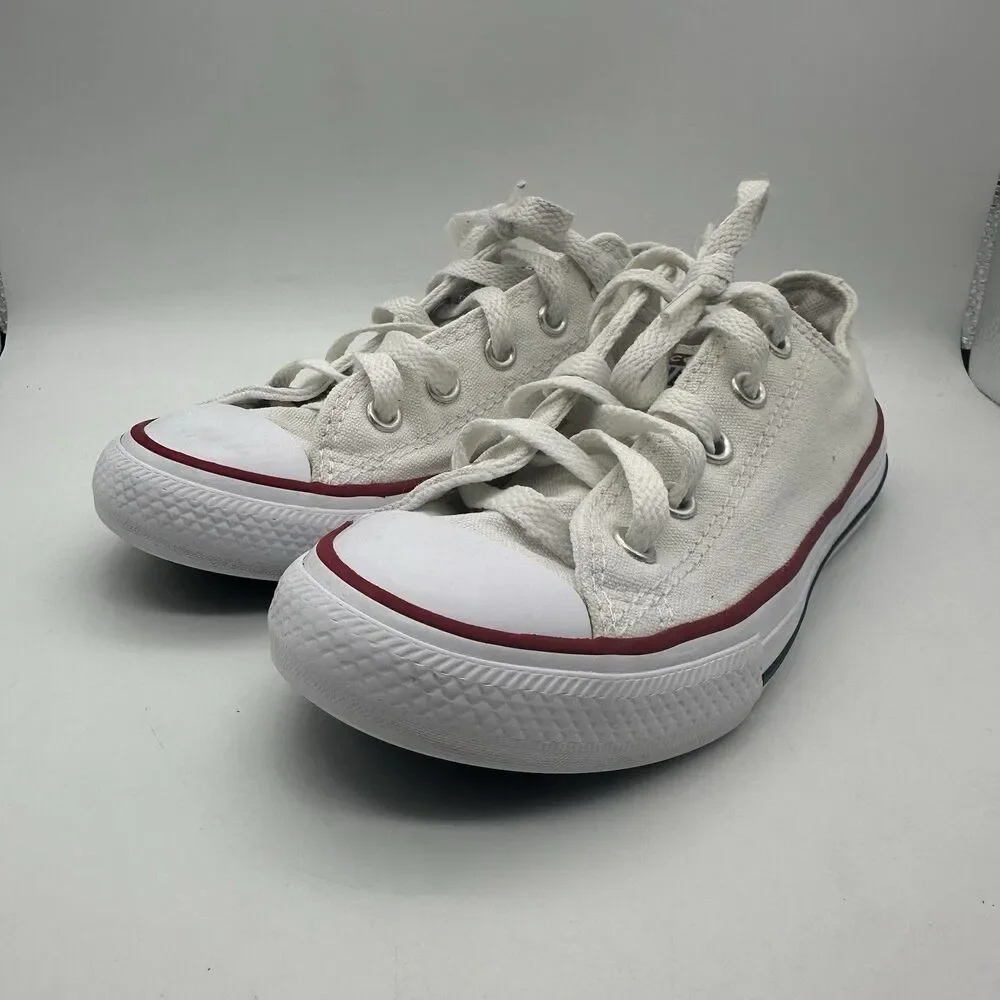 Converse Chuck Taylor All Star Low Youth Girls Size 13 Sneakers 3J256 White